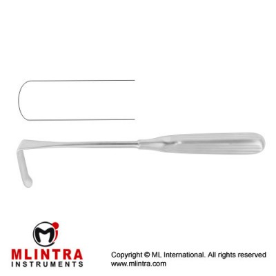 Sauerbruch Retractor Stainless Steel, 22.5 cm - 8 3/4" Blade Size 72 x 20 mm